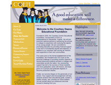 Tablet Screenshot of coeficup.org